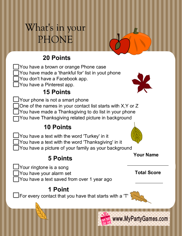 Free Thanksgiving Games For Adults 74