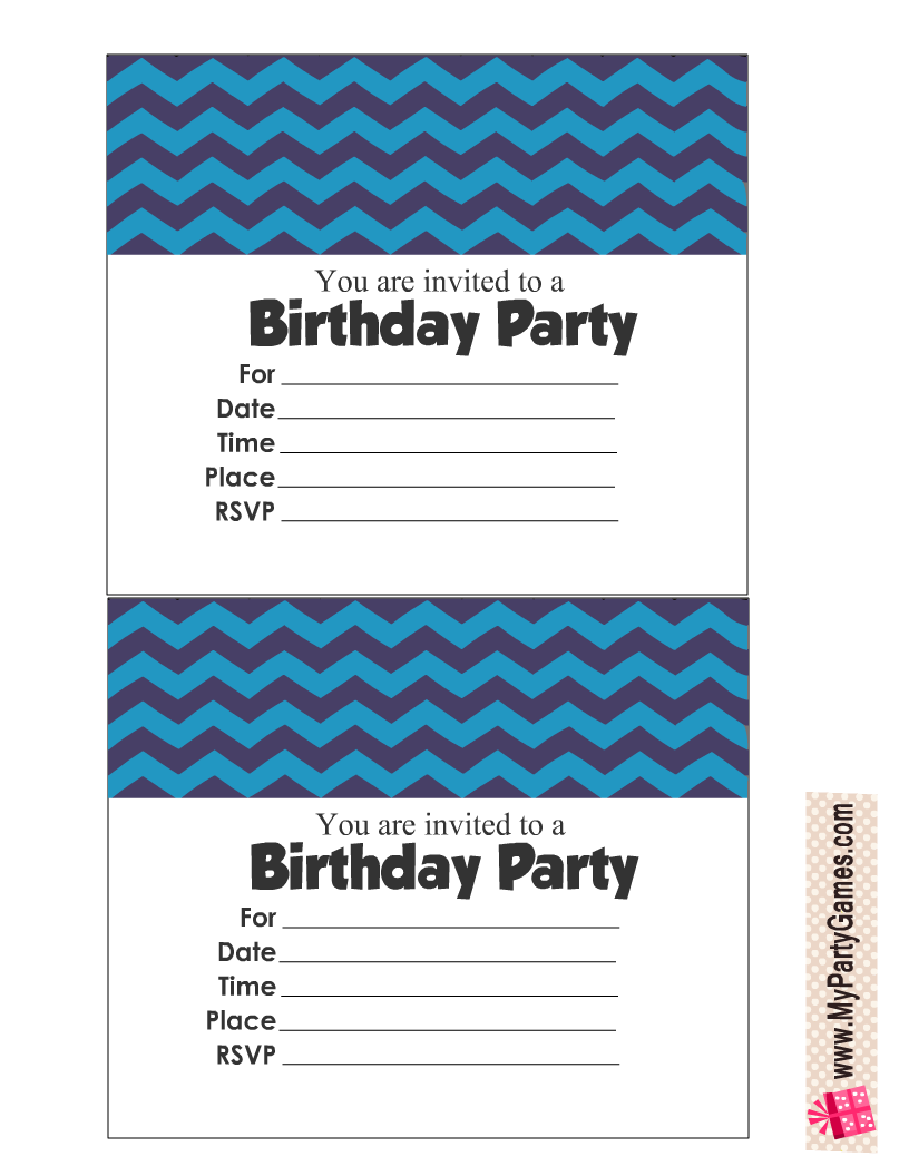100 Free Printable Kids Birthday Party