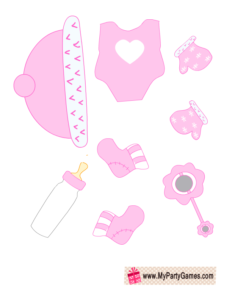 Pink clothes for Baby Dress up Game