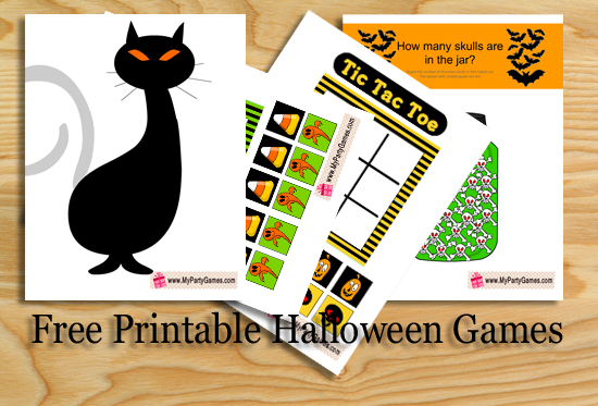 Free Printable Halloween Games