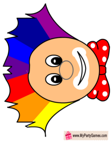 Free Printable Pin the Nose on the Clown Game 