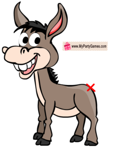 Free Printable Pin the Tail on Donkey Game