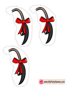 Free Printable Tails for Pin the Tail on Donkey Game