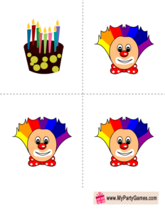 Free Printable Who got the Cake? Game for Birthday