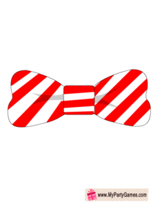 Free Printable Bow Tie Christmas Photobooth Prop