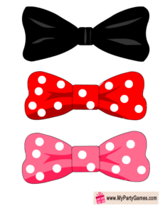 Bow Ties Photo Booth Props