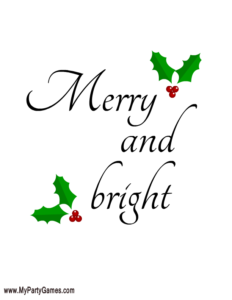 Merry and Bright