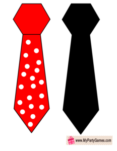 Neck Ties Photo Booth Props for Valentine's Day