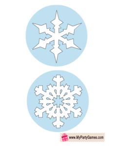 Free Printable Snowflakes Photo Booth Props