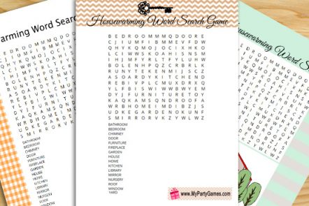 Free Printable Housewarming Word Search Game