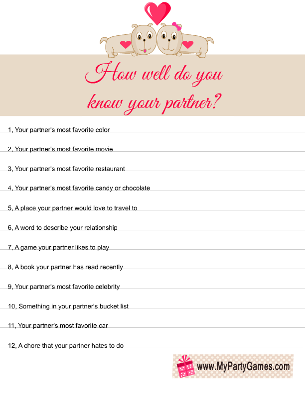 How Well Do You Know Your Girlfriend Quiz Psychology And History