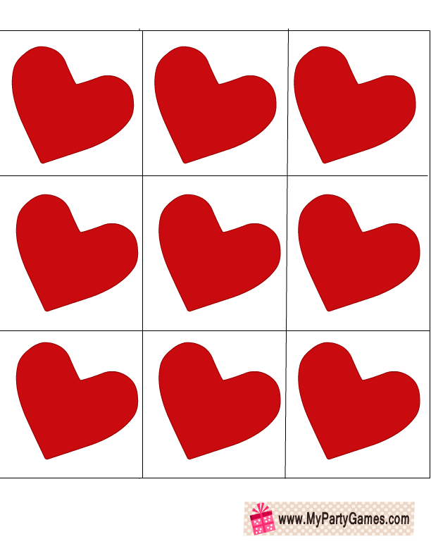 Download Pin the Heart on the Emoji Free Printable Valentine's Day Game