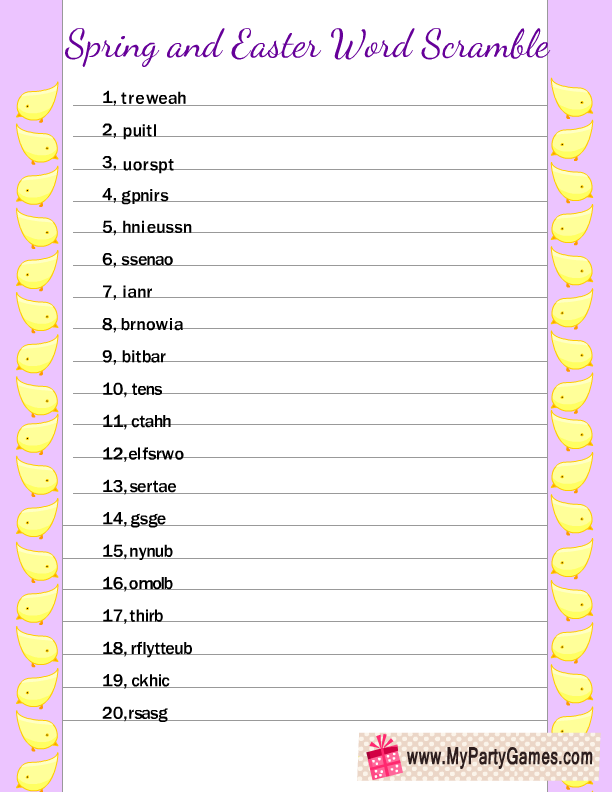 7-free-printable-spring-word-scramble-puzzles