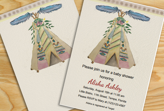 Free Printable Editable Floral Boho Baby Shower Party Invitation