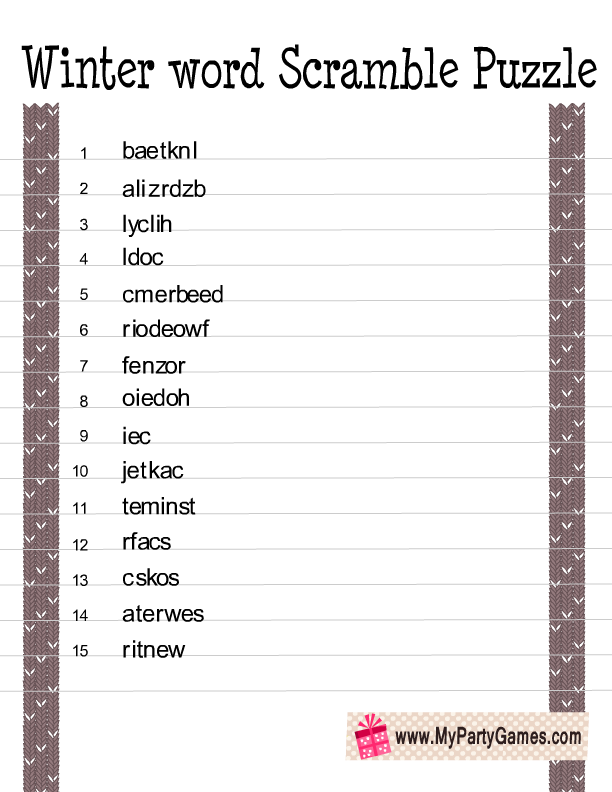 free-printable-winter-word-scramble-puzzles