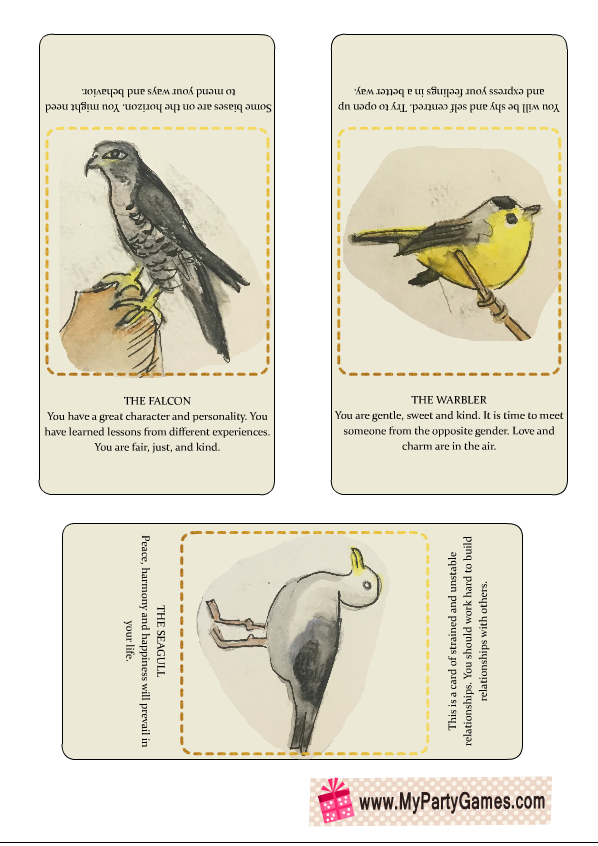 Fortune-Telling Cards for Your Showers and Parties