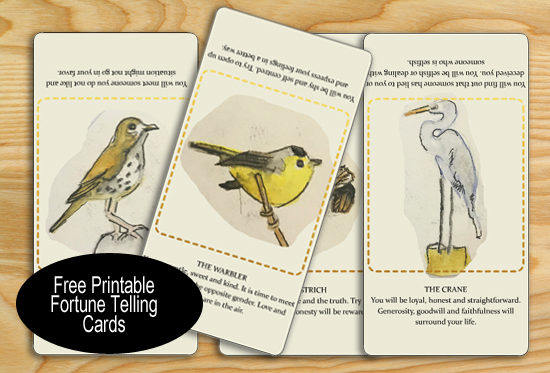 Free Printable Fortune Telling Cards (Oracle)
