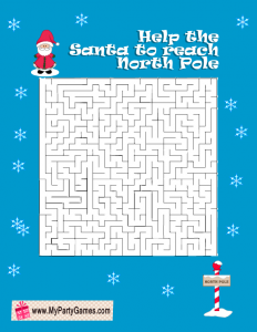 47 Free Printable Christmas Mazes