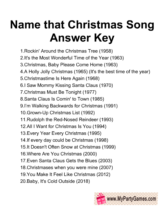 Christmas Carols. Holidays. Songs. Lyrics. Games. Quiz. - Payhip