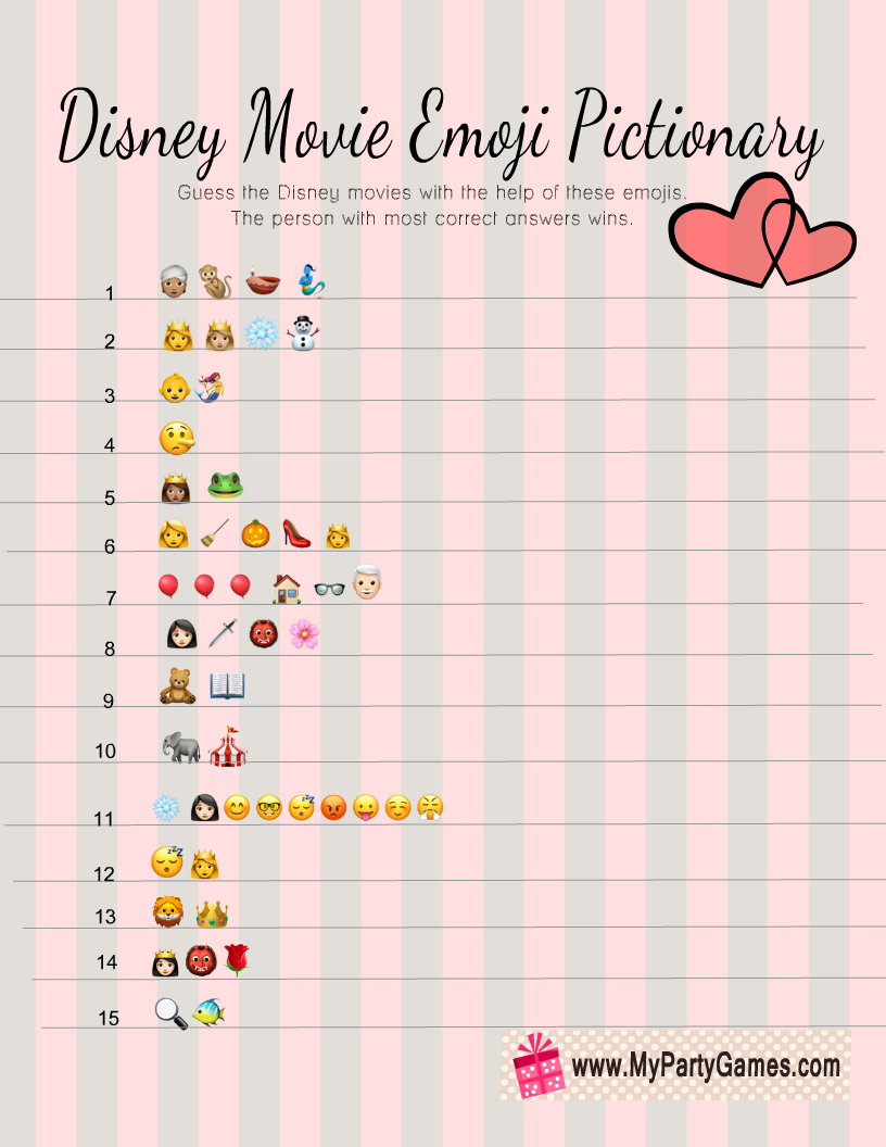 Guess The Emoji Movie Princess