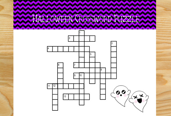 Free Printable Halloween Crossword Puzzles