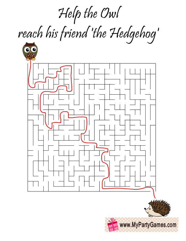 Free Printable Mazes for Kids