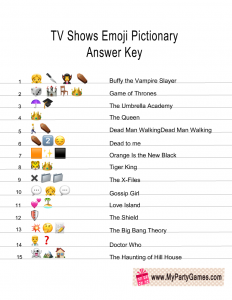 free printable tv shows emoji pictionary quiz