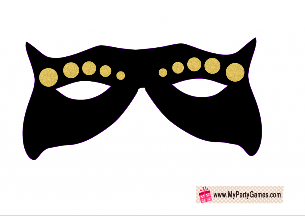 Free Printable Masquerade Photo Booth Prop