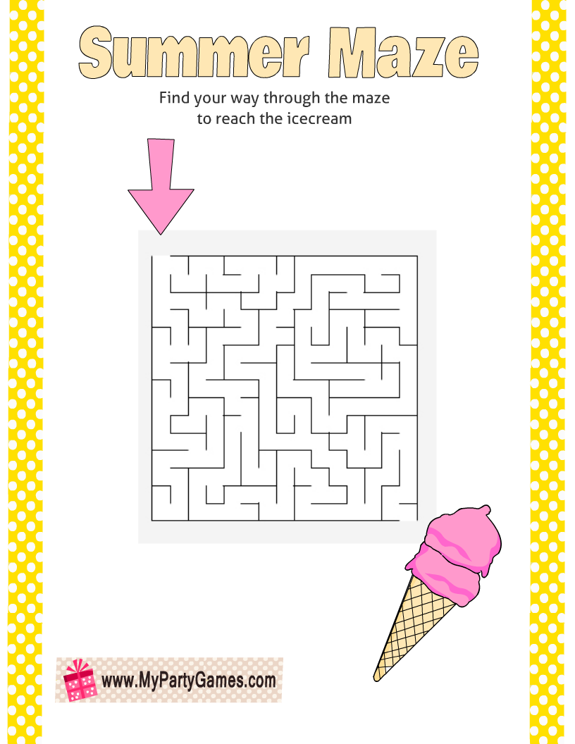 9-free-printable-summer-mazes