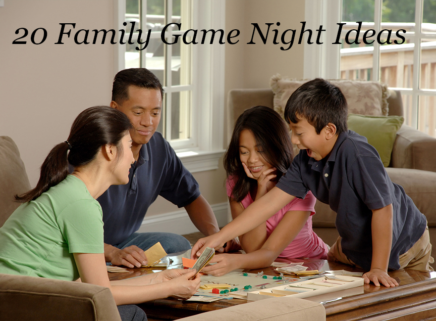 20 Family Game Night Ideas {Fun games for the whole family}