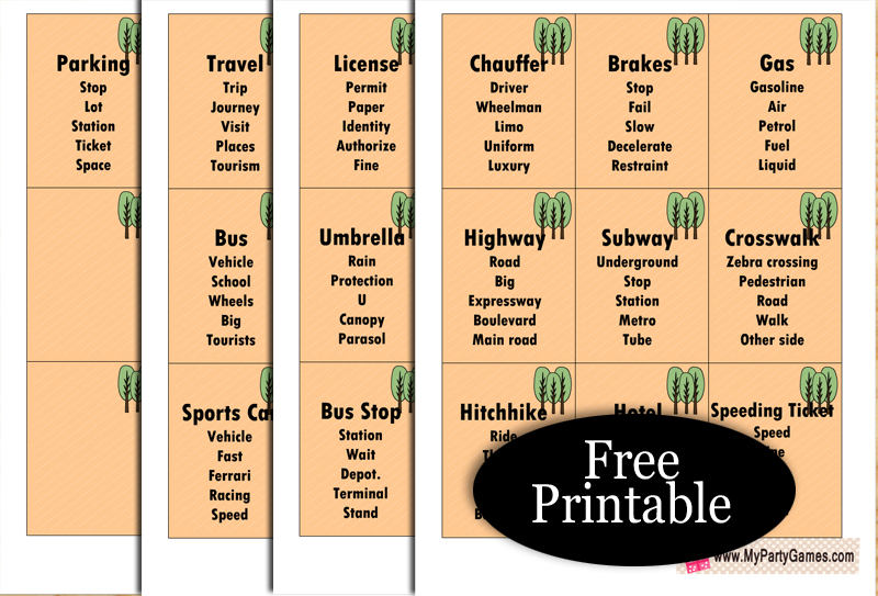 Printable Travel Games - MomAdvice