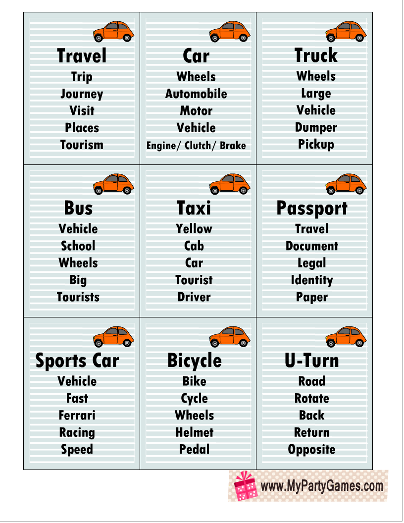 Travel Games for Kids (Free Printable with 6 Pages) - Passports and  Adventures