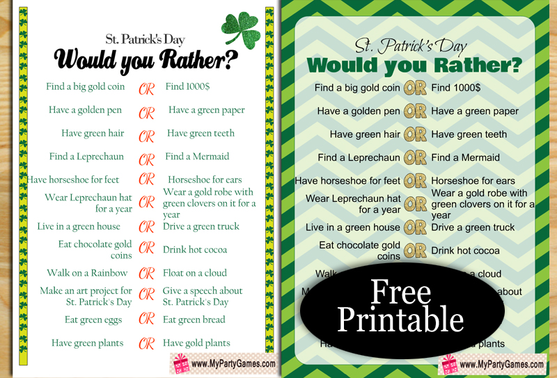 Easter Fun: A Printable Would You Rather Game for Kids