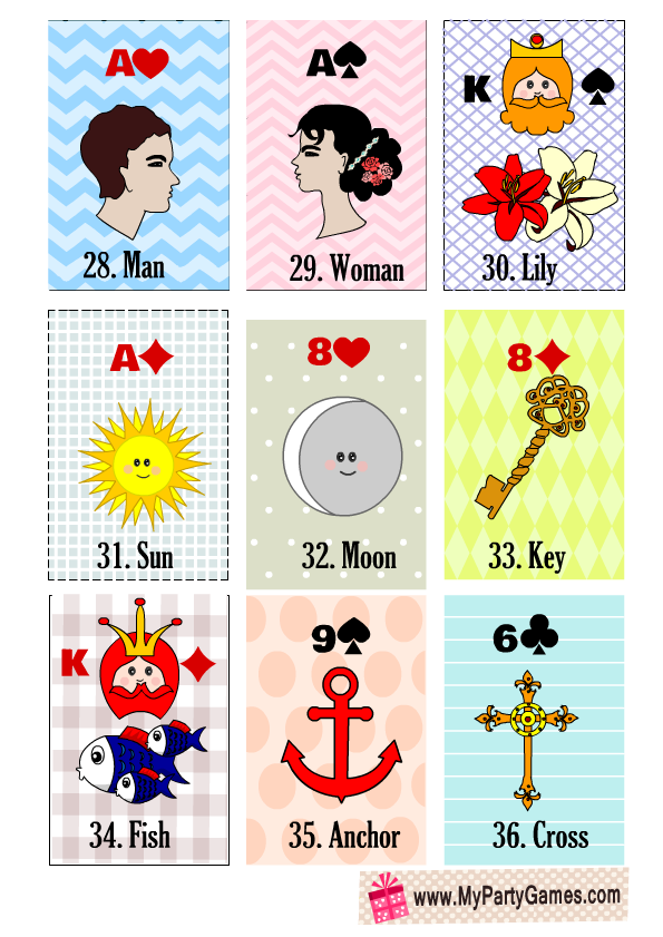 https://mypble Cute Deck of Lenormand Cards (Sheet 4)artygames.com/pdf/sheet-4.pdf