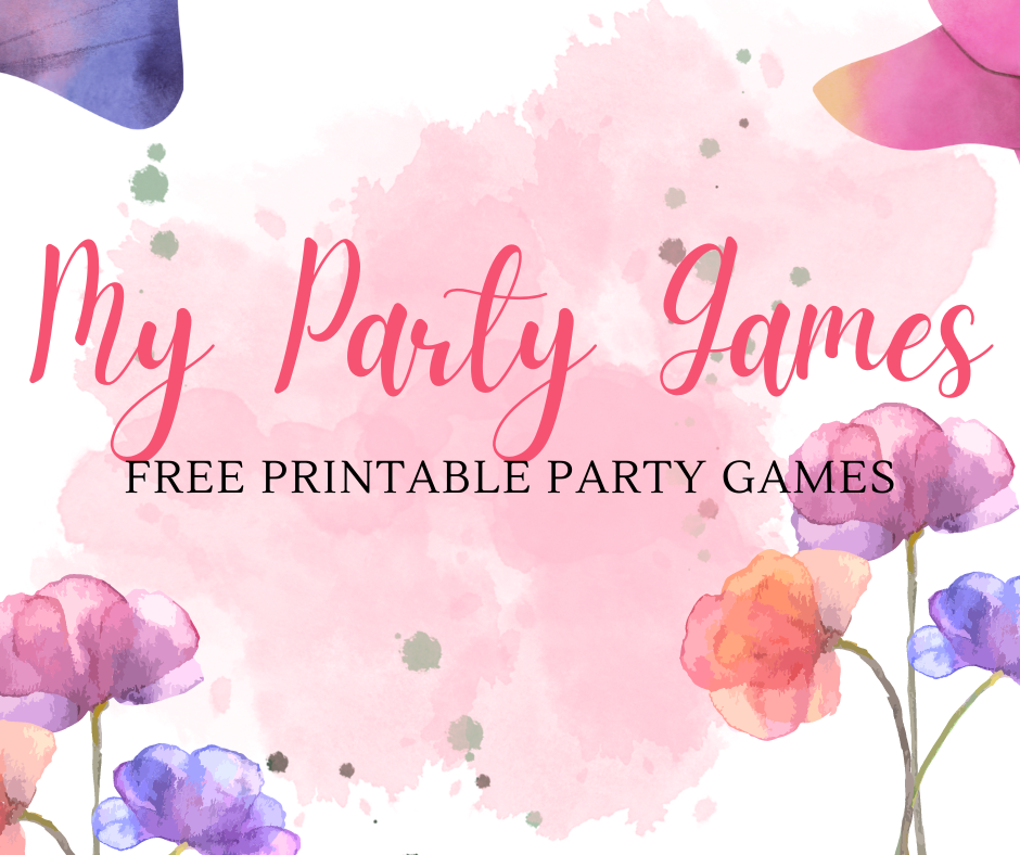 Free Printable Party Games, Road Trip Games and Games to Play with Family and Friends