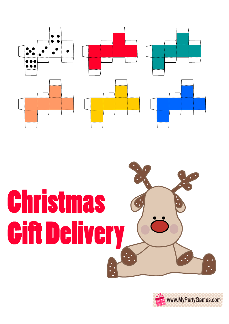 Free Printable Christmas Editable Board Game