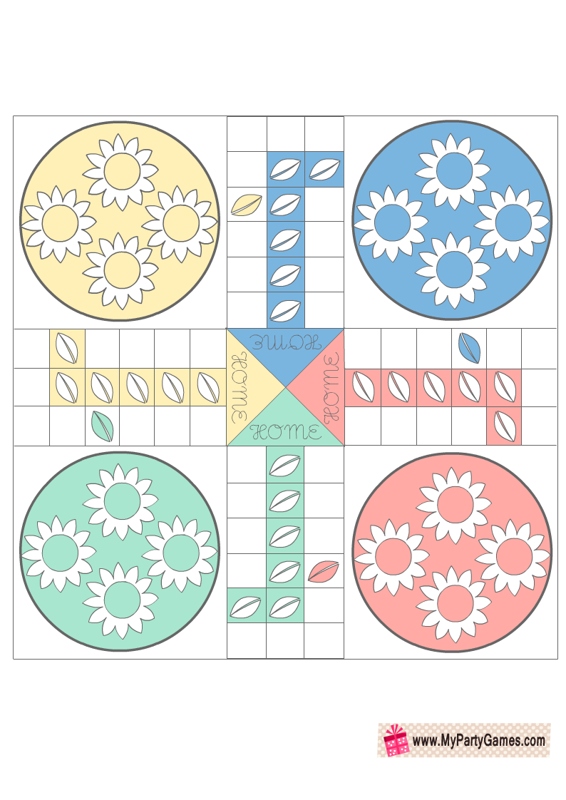 Ludo Game Printable 