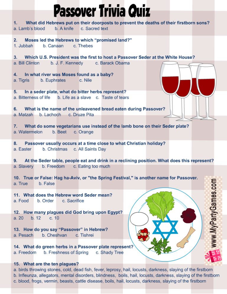 jewish trivia questions and answers