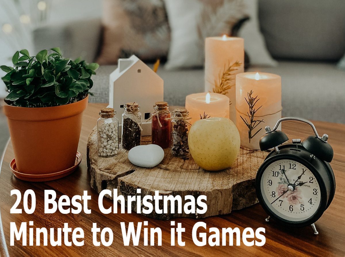 20 Best Christmas Minute to Win it Games