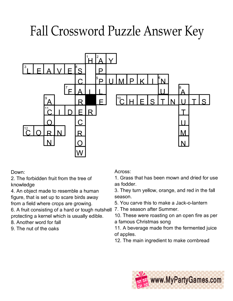 fall-crossword-puzzle