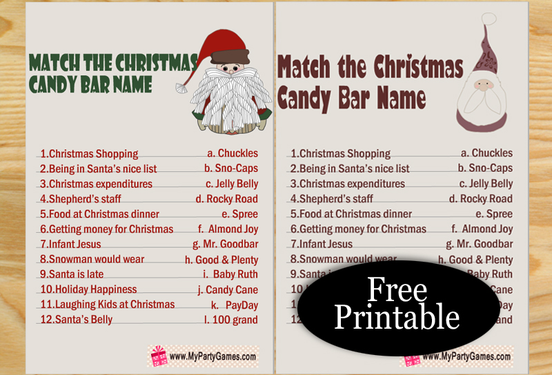 Christmas matching games - Online & free