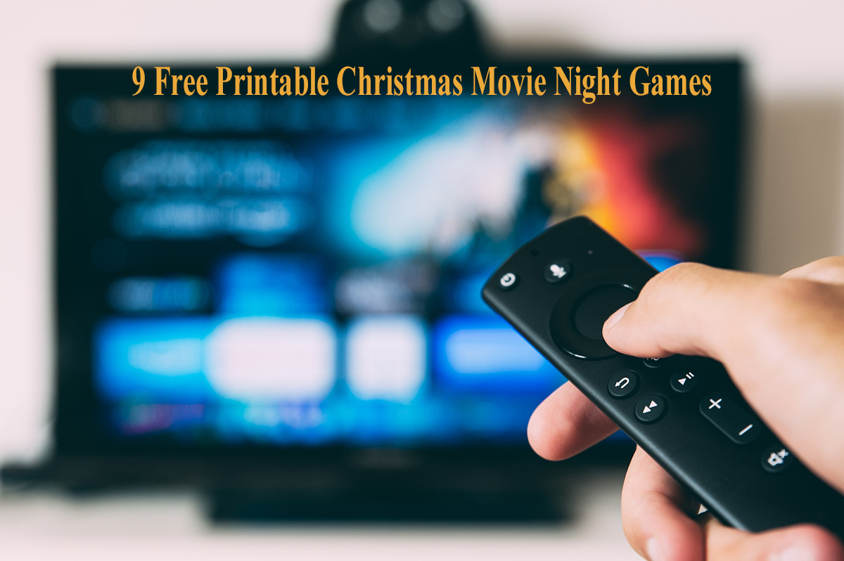 9 Free Printable Christmas Movie Night Games