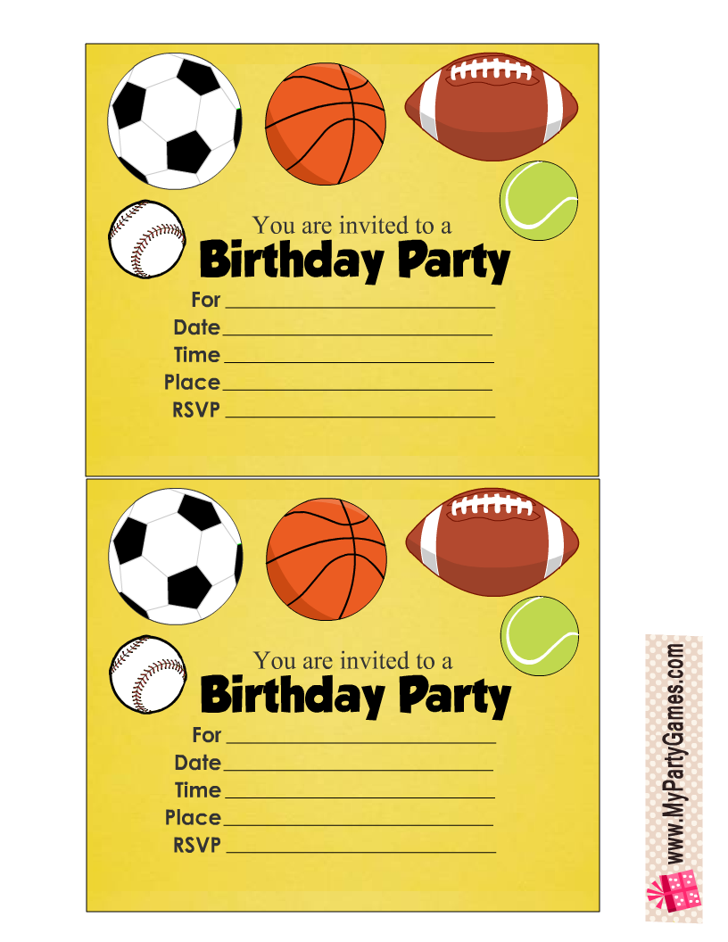 100 Free Printable Kids Birthday Party