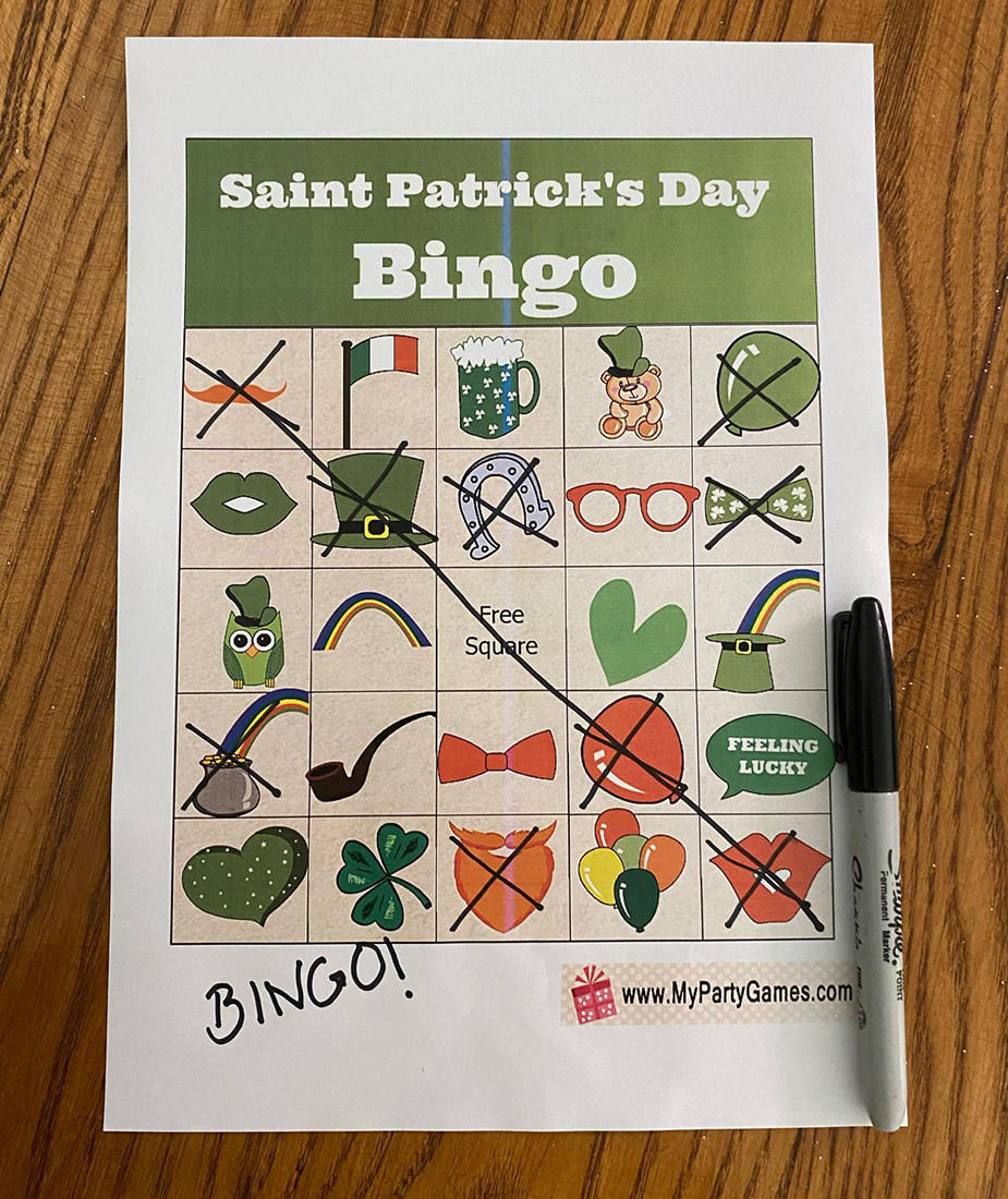 How to Play Saint Patrick's Day Bingo Game