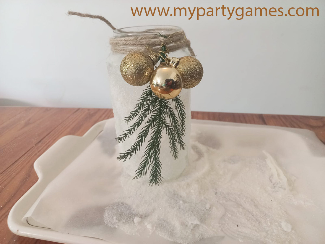 Christmas Mason Jar Step by Step Tutorial