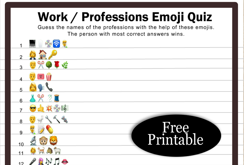 Guess The Country Free Printable Emoji Pictionary Quiz Saiba Como 