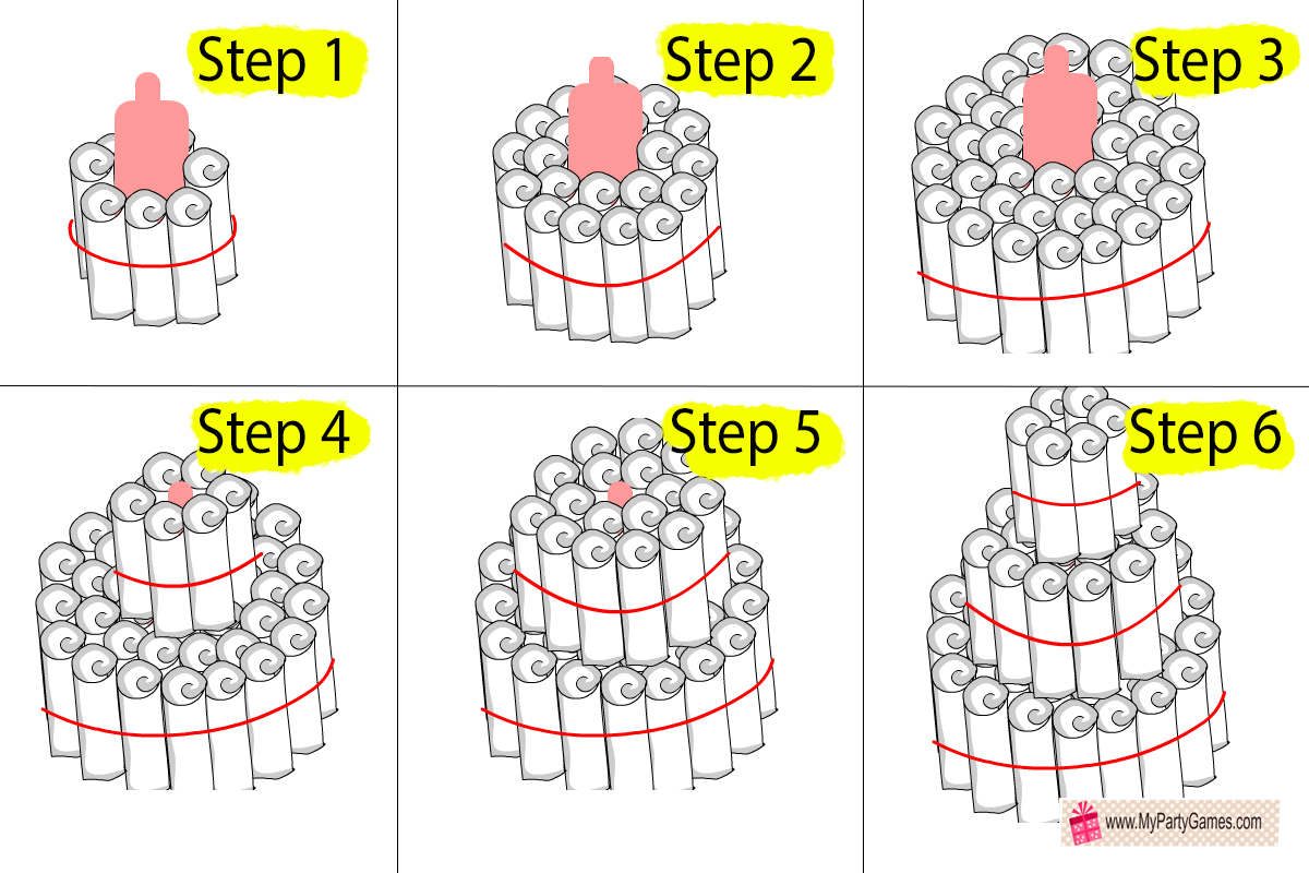 How to Make a Diaper Cake, Step by Step 