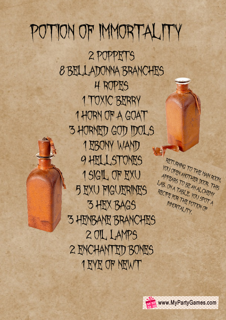 Free Printable Halloween Haunted Estate Escape Room Puzzle 5