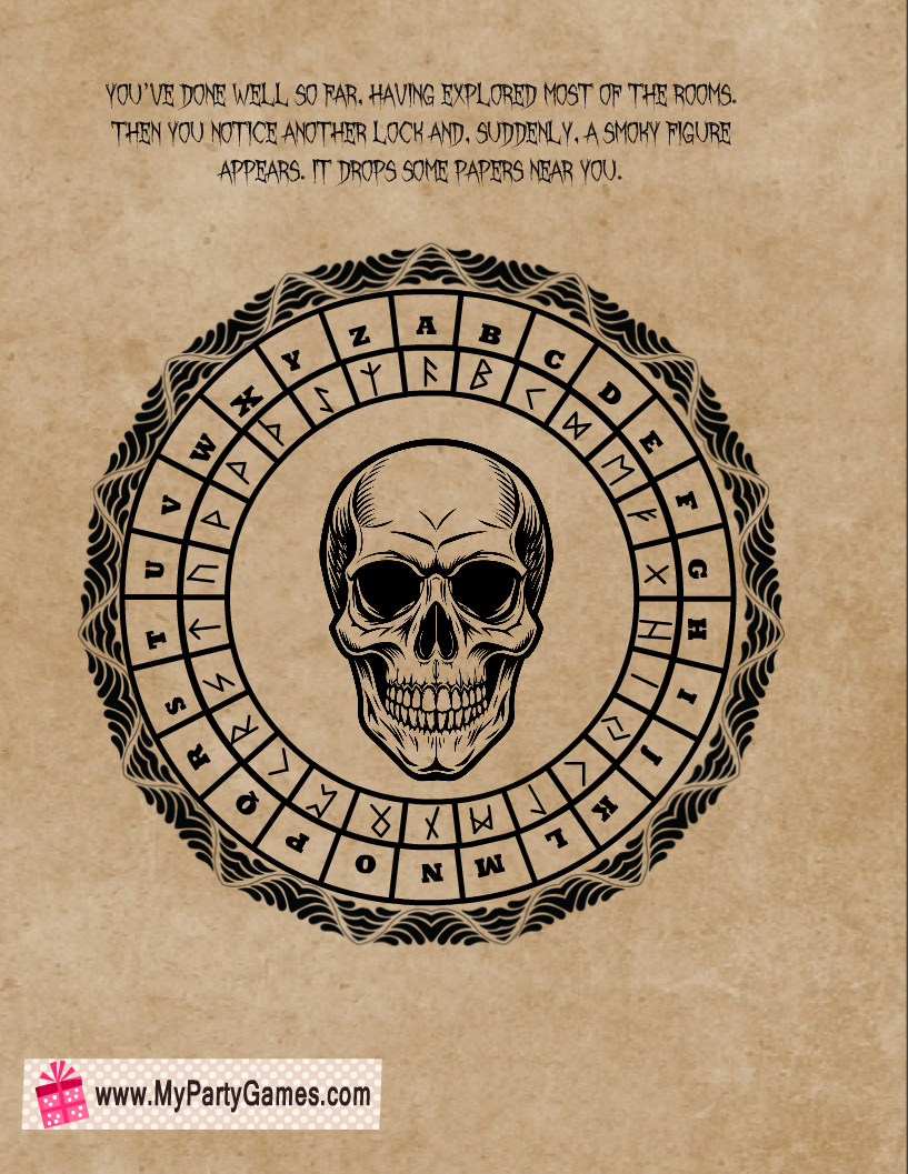 Halloween Escape Room Printable Puzzle 6 c
