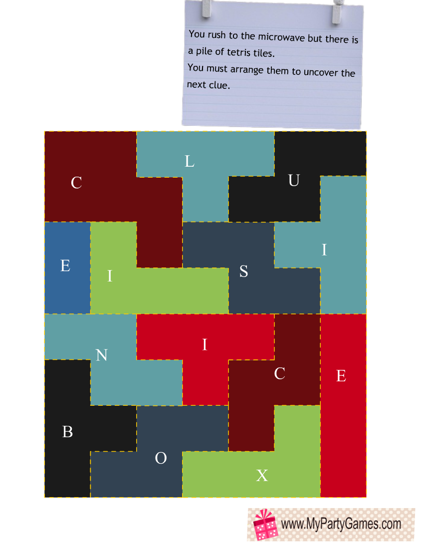 Free Printable Christmas Escape Room Clue 2
